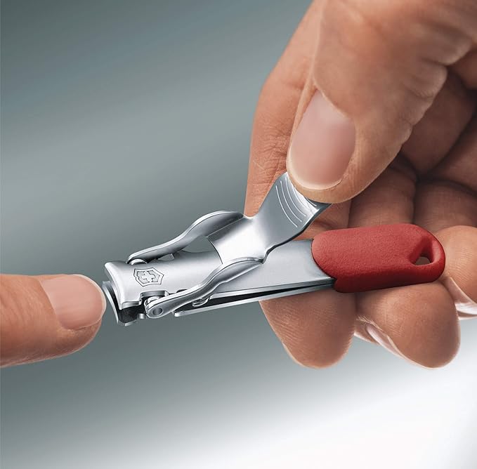 Nail Clipper Stainless Steel Red